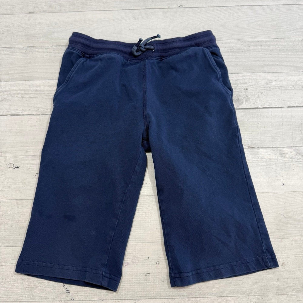 Mini Boden kids navy blue long baggies size 8